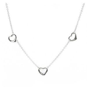 Tiffany & Co. Elsa Peretti Triple Open Heart Necklace